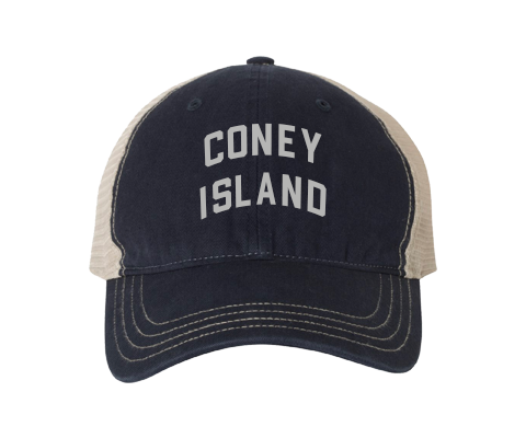 Load image into Gallery viewer, Coney Island Brooklyn Classic Sport Vintage Hat in Navy/Vanilla

