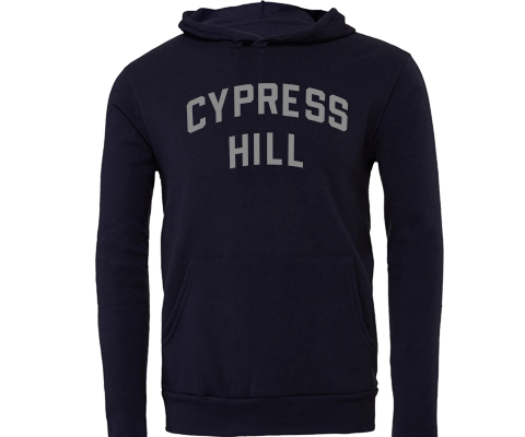 Cypress Hill Brooklyn Sport Hoodie with Pocket in Navy