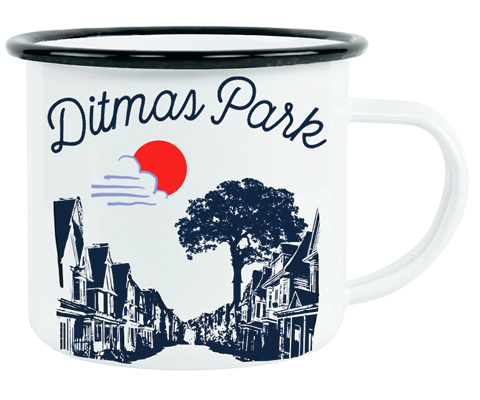 Ditmas Park Brooklyn Sketch Camp Mug