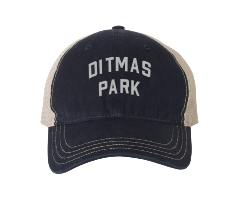 Ditmas Park Brooklyn Classic Sport Vintage Hat in Navy/Vanilla