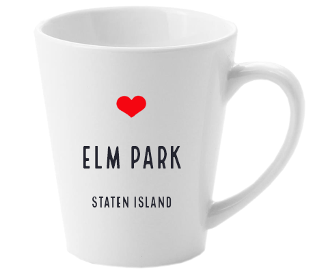 Elm Park Staten Island NYC Home Latte Mug