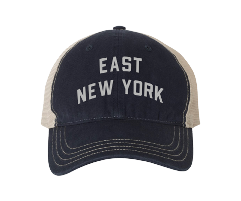 East New York Brooklyn Classic Sport Vintage Hat in Navy/Vanilla