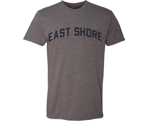 East Shore Staten Island Classic Sport Adult Tee Shirt in Deep Heather Gray