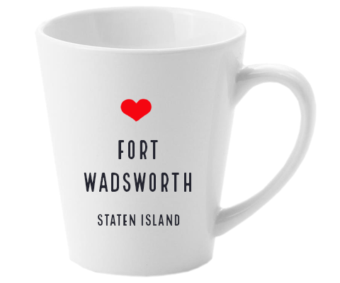 Fort Wadsworth Staten Island NYC Home Latte Mug