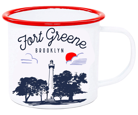 Fort Greene Brooklyn Sketch Camp Mug