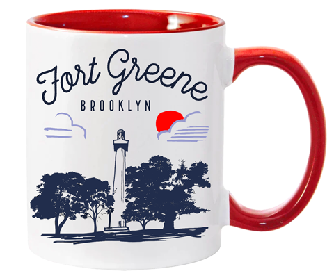 Fort Greene Brooklyn Sketch Mug