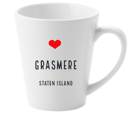 Grasmere Staten Island NYC Home Latte Mug