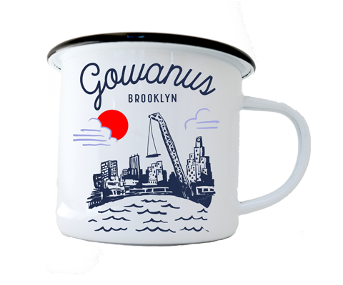 Gowanus Brooklyn Sketch Camp Mug