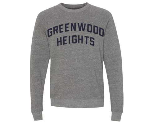 Greenwood Heights Brooklyn Crew Neck Pullover Sweatshirt in Heather Gray