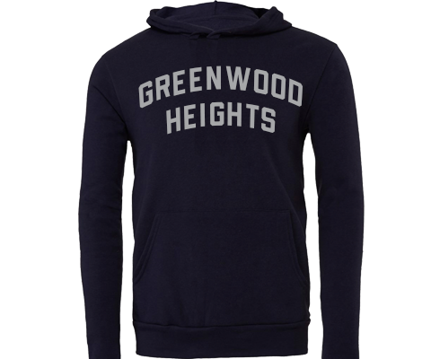 Greenwood Heights Brooklyn Sport Hoodie with Pocket in Navy