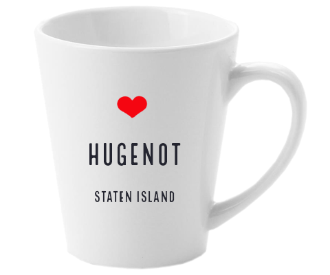 Hugenot Staten Island NYC Home Latte Mug
