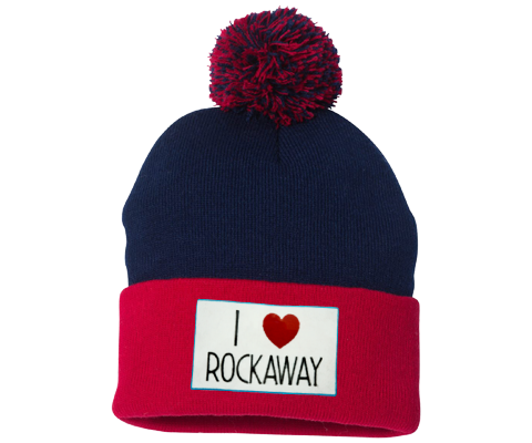 I Love Rockaway Retro Warm Winter Hat