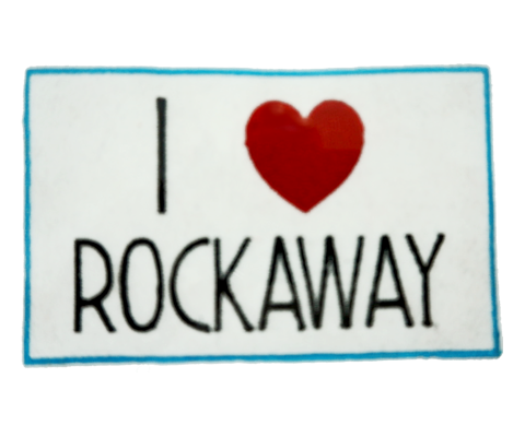 I Love Rockaway Embroidered Patch