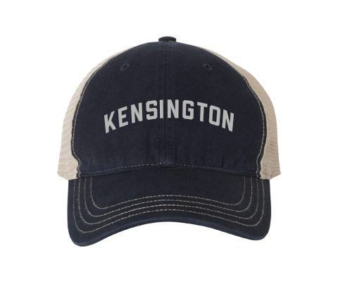 Kensington Brooklyn Classic Sport Vintage Hat in Navy/Vanilla