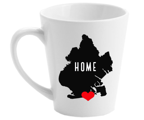 Manhattan Beach Brooklyn NYC Home Latte Mug