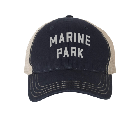Marine Park Brooklyn Classic Sport Vintage Hat in Navy/Vanilla
