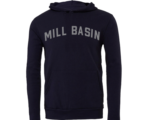 Mill Basin Brooklyn Sport Hoodie with Pocket in Navy