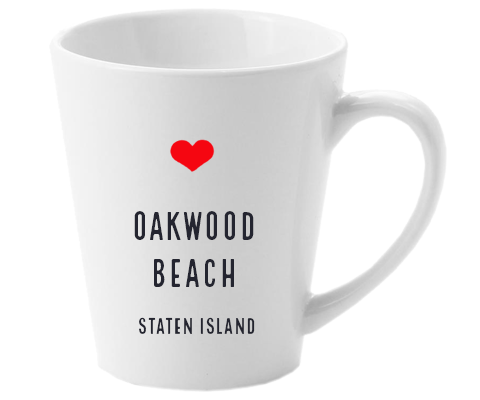 Oakwood Heights Staten Island NYC Home Latte Mug