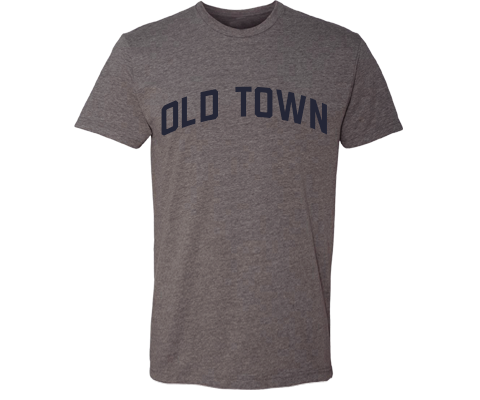 Old Town Staten Island Classic Sport Adult Tee Shirt in Deep Heather Gray