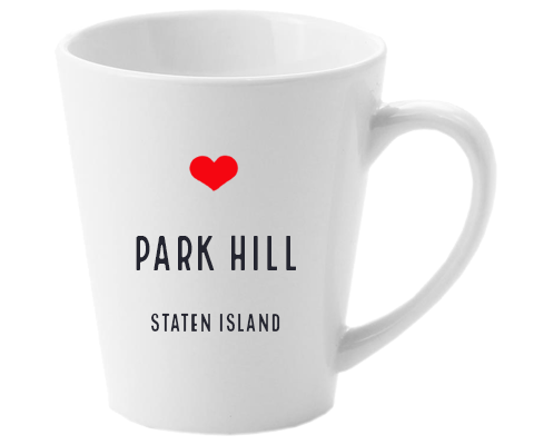 Park Hill Staten Island NYC Home Latte Mug