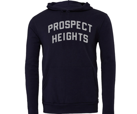 Prospect Heights Brooklyn Sport Hoodie with Pocket in Navy