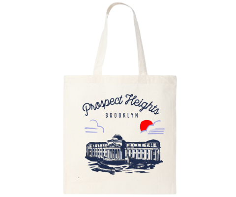 Prospect Heights Brooklyn Sketch Tote Bag