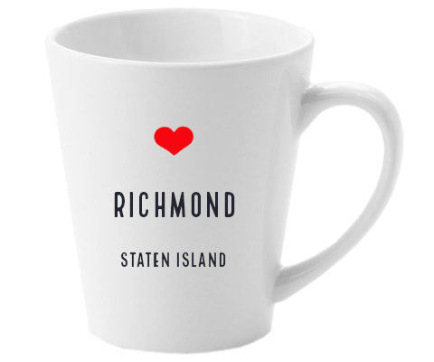 Richmond Staten Island NYC Home Latte Mug