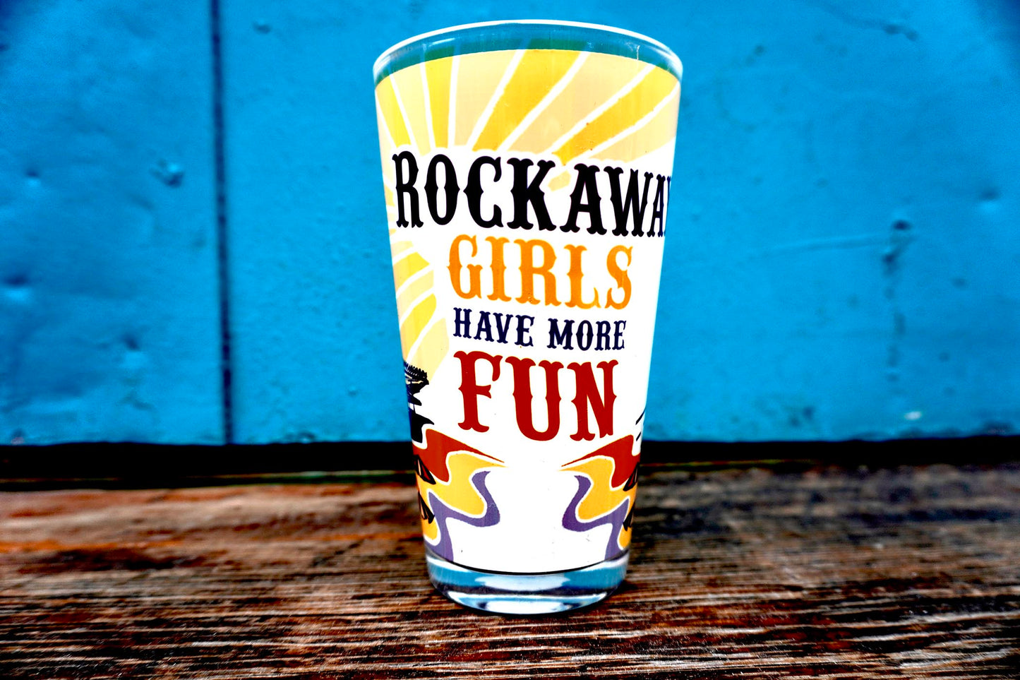 Rockaway Girls Have More Fun Pint Glass
