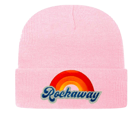 Rockaway Rainbow Pink Warm Winter Hat
