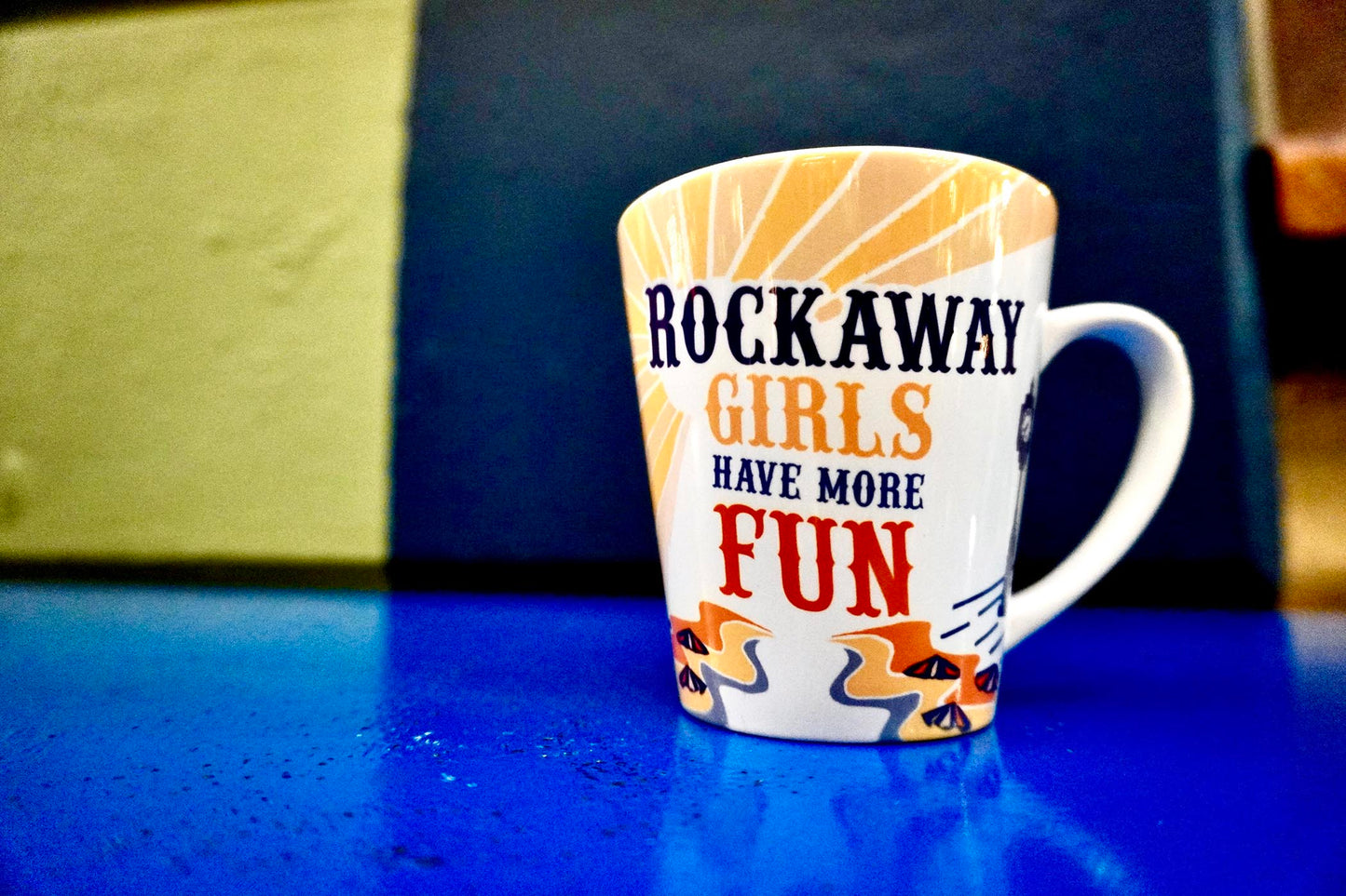 Rockaway Girls Have More Fun Latte Mug