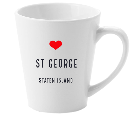 St. George Staten Island NYC Home Latte Mug