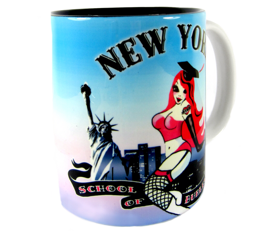 Official New York School of Burlesque Mug