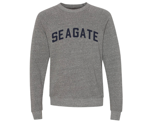 Load image into Gallery viewer, Seagate Brooklyn Crew Neck Pullover Sweatshirt in Heather Gray
