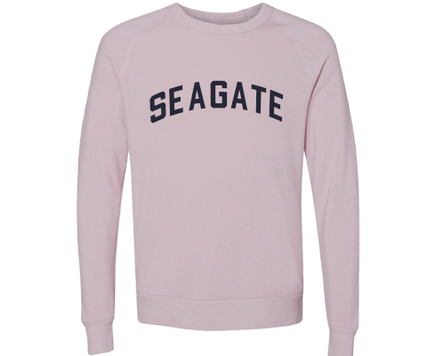 Load image into Gallery viewer, Seagate Brooklyn Crew Neck Pullover Sweatshirt in Dusty Rose
