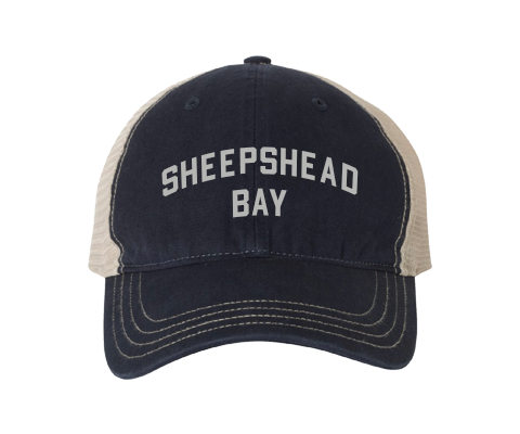 Sheepshead Bay Brooklyn Classic Sport Vintage Hat in Navy/Vanilla