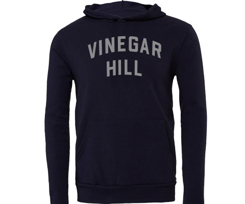 Vinegar Hill Brooklyn Sport Hoodie with Pocket in Navy