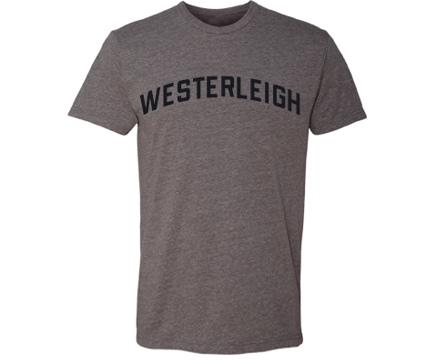 Westerleigh Staten Island Classic Sport Adult Tee Shirt in Deep Heather Gray