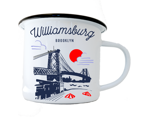 Williamsburg Brooklyn Sketch Camp Mug