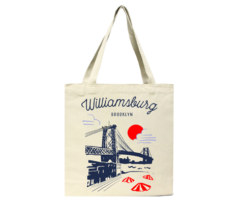 Williamsburg Brooklyn Town Tote Bag