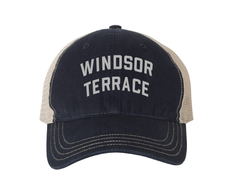 Windsor Terrace Brooklyn Classic Sport Vintage Hat in Navy/Vanilla