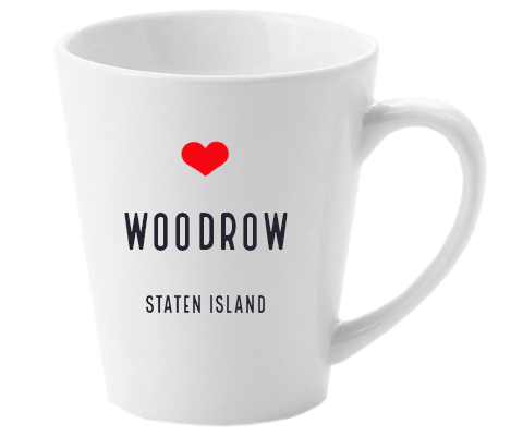 Woodrow Staten Island NYC Home Latte Mug