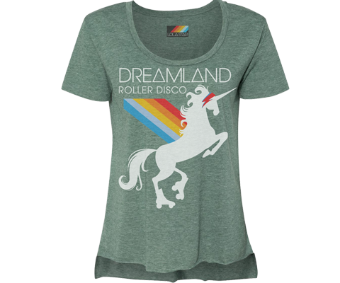 roller skating tee shirt, perfect gift for everyone,fun unicorn design,handmade gifts for her made in Brooklyn NY 
