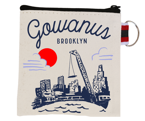 Gowanus Brooklyn Sketch Coin Purse