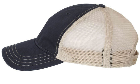Seagate Brooklyn Classic Sport Vintage Hat in Navy/Vanilla