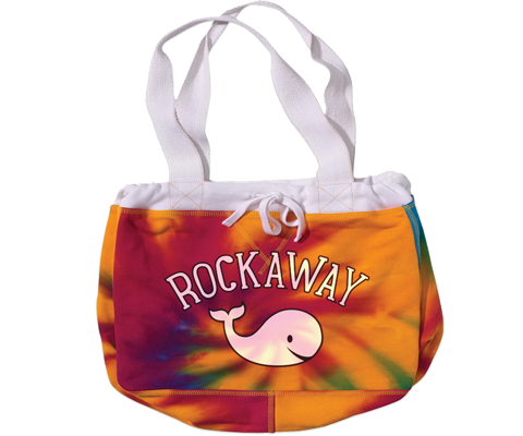Rockaway Whale Tie Dye Beach Bag