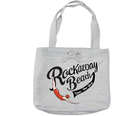 Rockaway Swimmer Heather Gray Beach Bag
