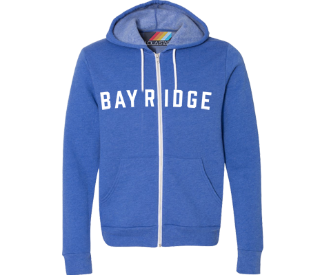 Youth Brooklyn Neighborhood Bright Blue Sweatshirt - Lots of Neighborhoods Available!