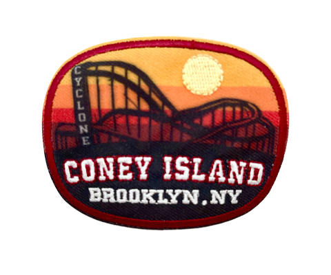 Coney Island Rainbow Cyclone Embroidered Patch