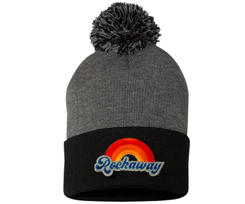 Rockaway Rainbow Retro Warm Winter Hat