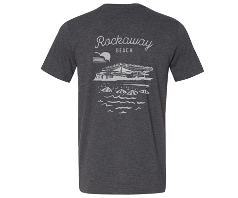 Rockaway Sketch Tee Shirt With Pocket